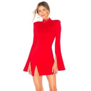 Michael Costello x REVOLVE Mr. Gibson Red Mini Dress